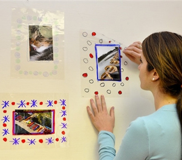 Wizard Wall - Clear Re-positionable Dry Erase - Useful For College