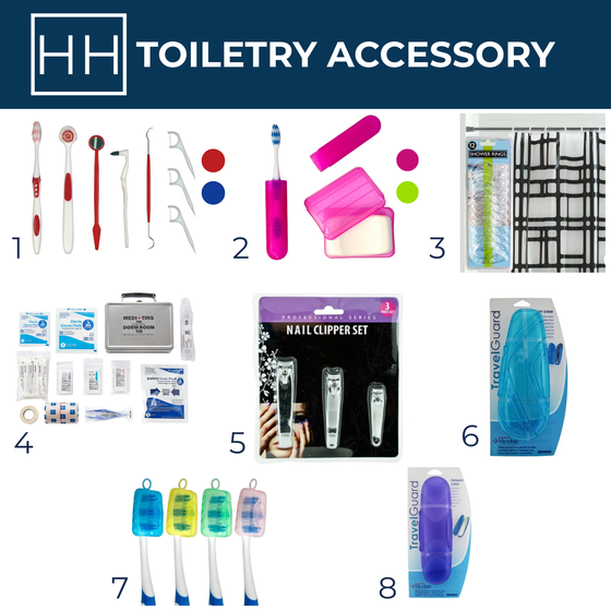 Compact Toiletries Organizer Travel Soap Holder College Bathroom Supplies Dorm Room Essentials for Guys First Apartment Gifts