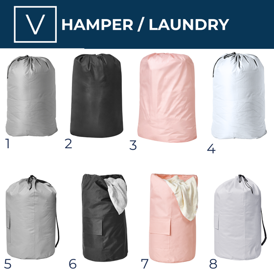 Neutral Dorm Room Bathroom Essentials Space Saving Storage Students Laundry Hamper College Apartment Supplies