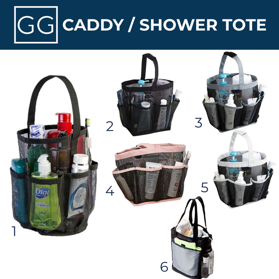 Canvas Black Mesh Tote Waterproof Shower Bag with Drainage Toiletry Caddy Dorm Bathroom Essentials College Apartment Supplies