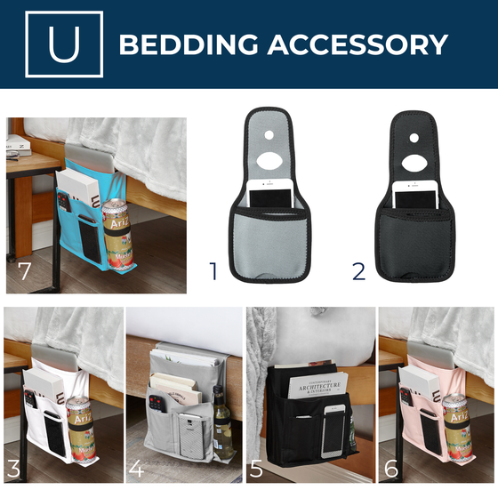 Space Saving Bedside Organizer Caddy Phone Holder Dorm Storage Ideas College Packing List High School Graduation Gifts