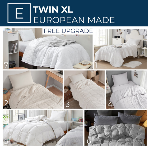 Extra Long Twin Bed Linens Package Kit Dorm Essentials Bundle College Apartment Checklist High School Graduation Gift Ideas