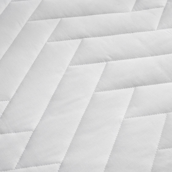 Waterproof Cotton-Top Twin XL Mattress Pad with Anchor Band