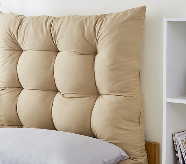 Cozy Cushion Dorm Bedding Tufted College Headboard Pillow Twin XL Sized Bedding Essentials for Teen Girls