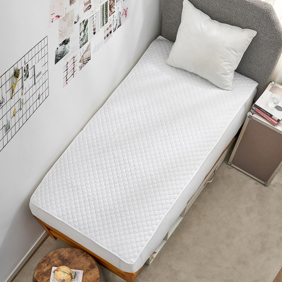 Elastic Mattress Cover Cotton Twin XL Bed Waterproof Pad Dorm Bedding Extra Long Encasement Dust Proof Bed Bug Prevention