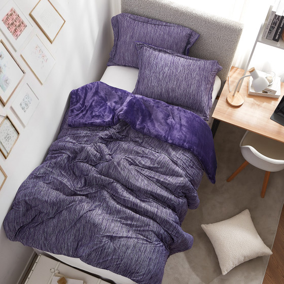 Some Like it Hot - Some Like it Cold - Coma Inducer® Twin XL Comforter Set - Violet Prism