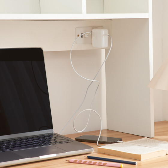 College Dorm Storage Hacks Space Saving Dorm Desk Bookshelf Durable and Sturdy College Shelving