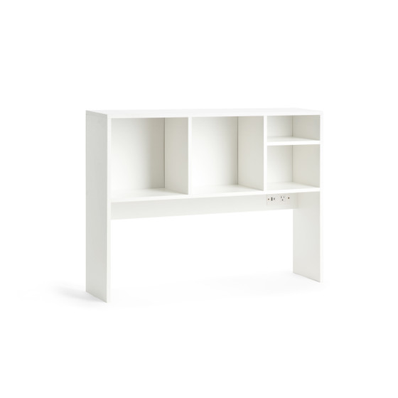 Easy to Assemble Dorm Storage Furniture College Desk Hutch Cube Shaped Dorm Bookshelf White Dorm Room Furniture Essentials