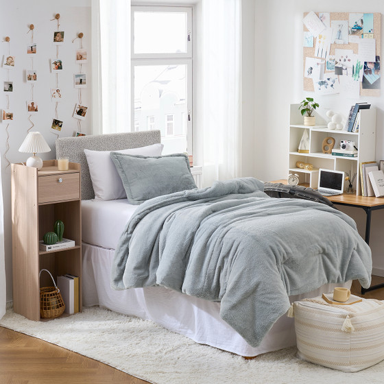 I Am Bed Serious - Coma Inducer® Twin XL Comforter Set - Winter Gray