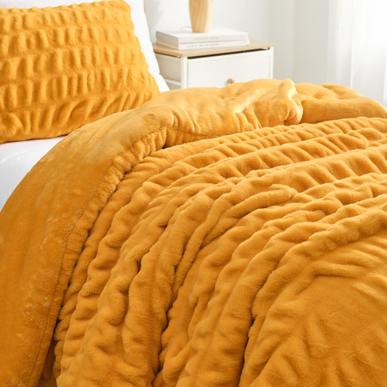 Wrinkle Rolls Chunky Bunny - Coma Inducer® Twin XL Comforter Set - Cheddar Cheese Please