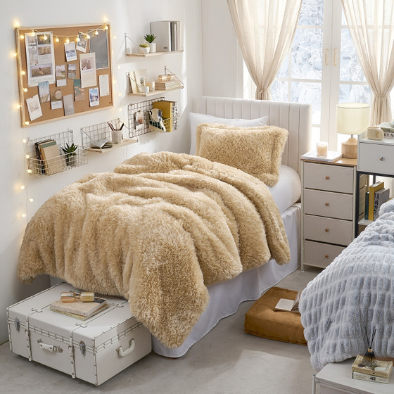 Woolly Mammoth - Coma Inducer® Twin XL Comforter Set - Cream Taupe