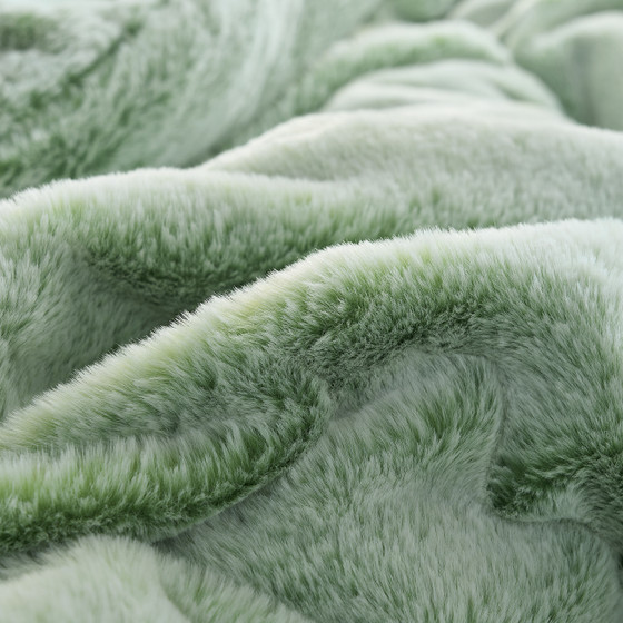 Mountain Moss - Coma Inducer® Twin XL Comforter Set - Frosted Green