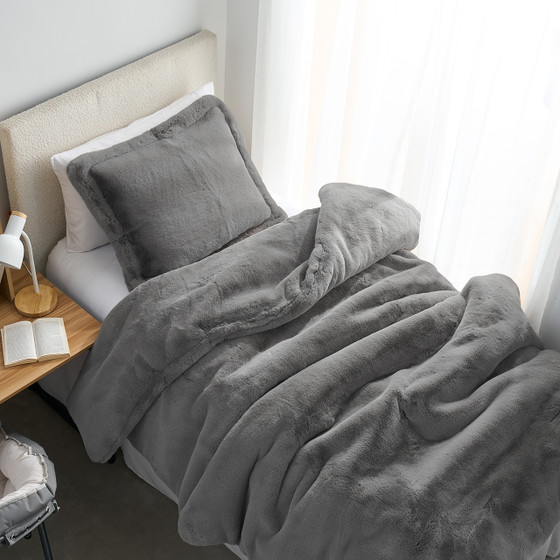 2 Piece Twin XL College Comforter Set Includes Oversized College Comforter and Matching Dorm Pillow Sham