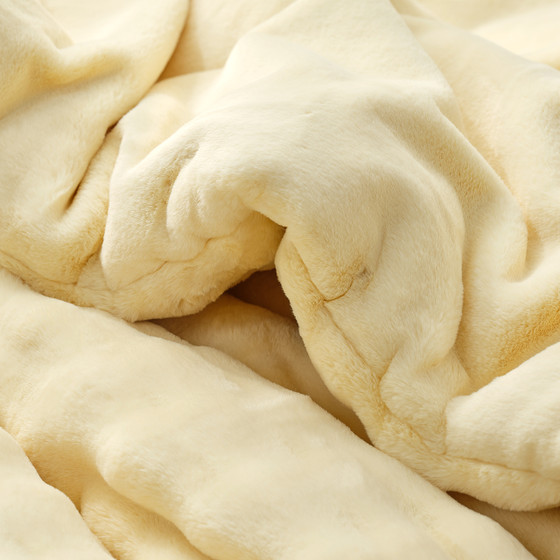 Snowball Double Chunky Bunny® - Coma Inducer® Twin XL Comforter Set - Baby Almond Cream