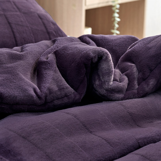 Better Than Anesthesia 2X - Coma Inducer® Twin XL Comforter Set - Purple Nightfall