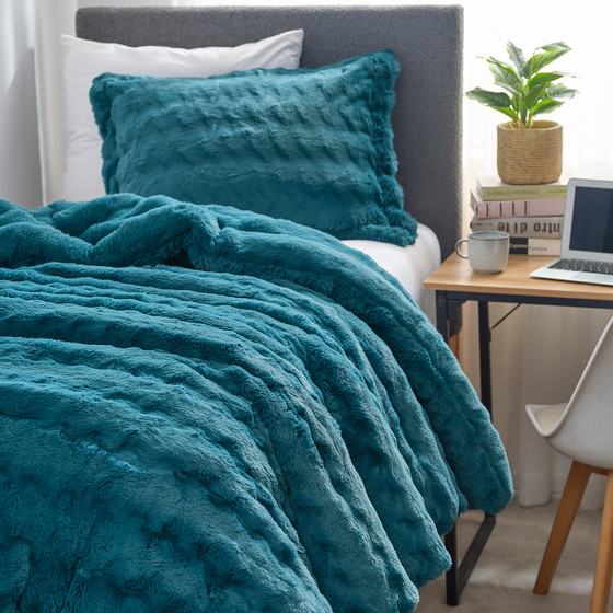 Roll Cakes Chunky Bunny - Coma Inducer® Twin XL Comforter Set - Ocean Trenches