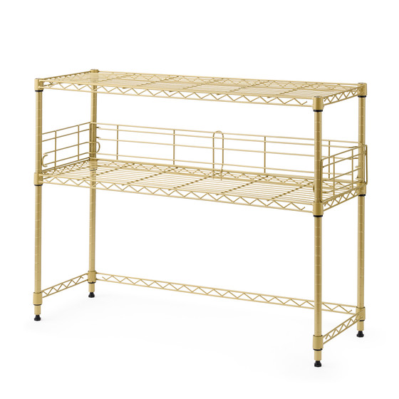 Suprima® Desktop Carbon Steel Bookshelf - Gold