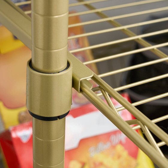 Suprima® Double Height Fridge Stand - Gold