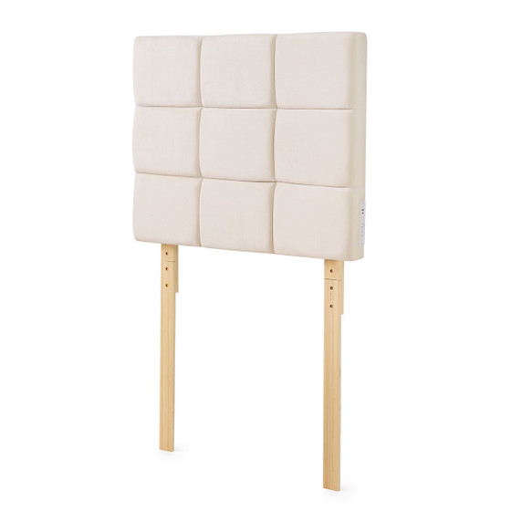 Tavira Allure® Outlet College Dorm Headboard - Cloud Plush - Cream