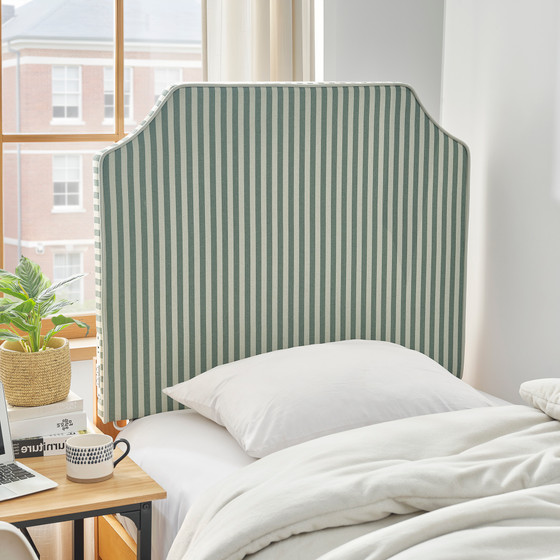 Tavira Allure® Outlet College Dorm Headboard - Cutaway - Beige Forest Stripe