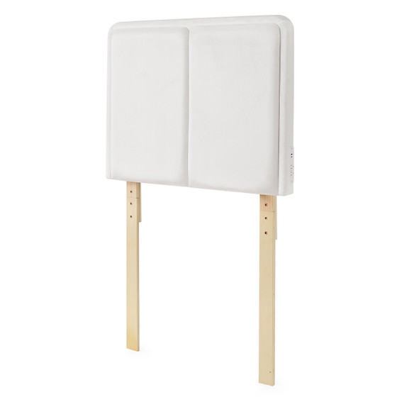 Tavira Allure® Outlet College Dorm Headboard - Simple Style - White