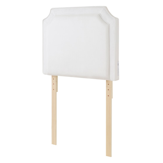 Tavira Allure® Outlet College Dorm Headboard - Corded Raised - White