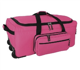 Dorm Storage Trunk with Wheels Mini Monster Bag Trunk - Pink Dorm Trunk Dorm Essentials