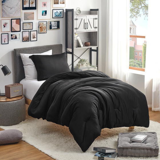 Love Thick® - Springtime Coma Inducer® Twin XL Comforter Set - Black