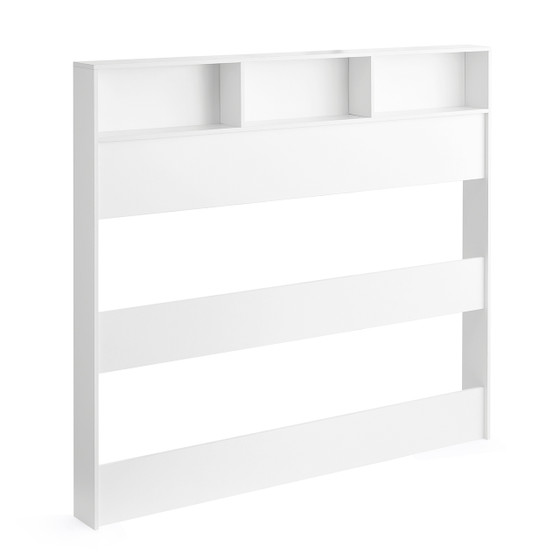 Yak About It® Classic College Dorm Bedside Shelf - White