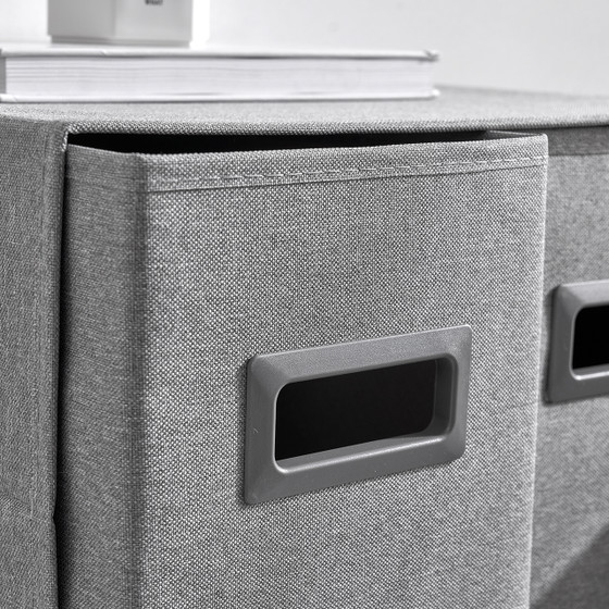 Easy to Match College Decor Ideas Gray Dorm Storage Bins Durable College Storage