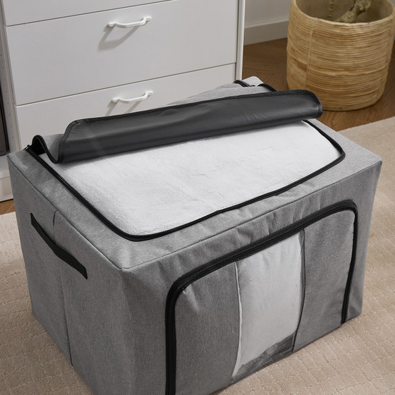 Coma Care Dorm Storage Tote - Gray