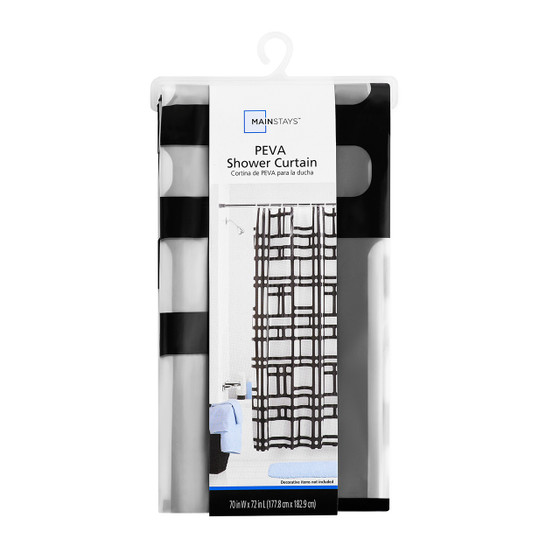 PEVA Dorm Shower Curtain - Elements Geo Design