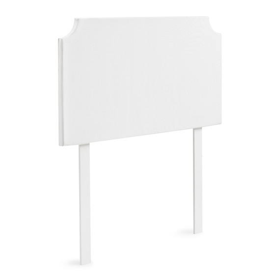 DIY Headboard - Full / Full XL College Dorm Bed - White