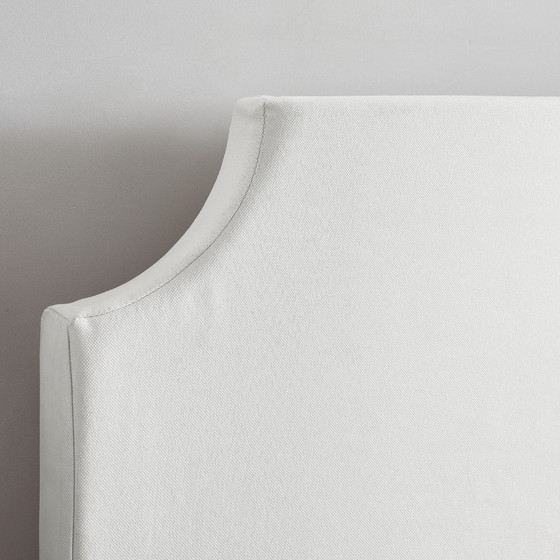 DIY Headboard - Full / Full XL College Dorm Bed - White