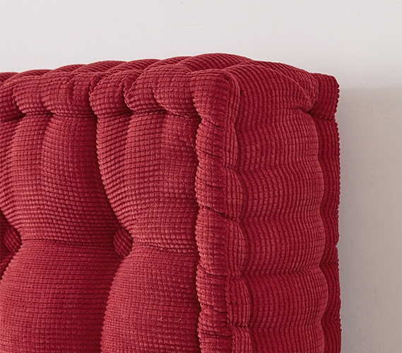 REFURB Rainha® - Ultra Thick Tufted Floor Pillow - Crimson