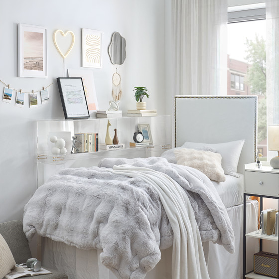 Ciao Bella® - Standard Classic Acrylic College Dorm Bedside Shelf