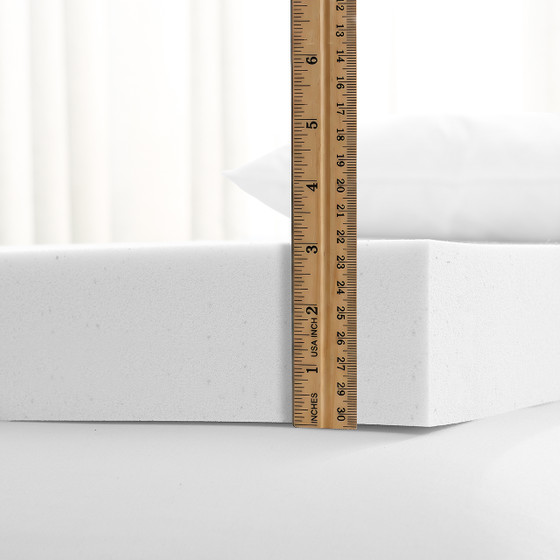 USA Made Twin XL 3" Memory Foam Topper - Standard Foam