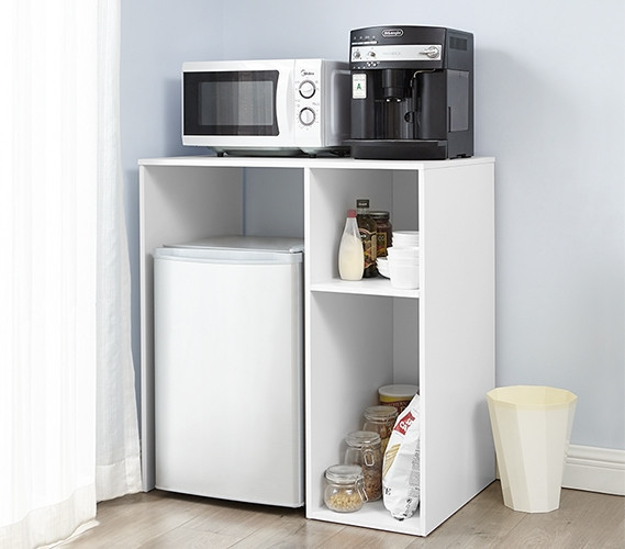 REFURB Yak About It® Mini Fridge Dorm Station - White