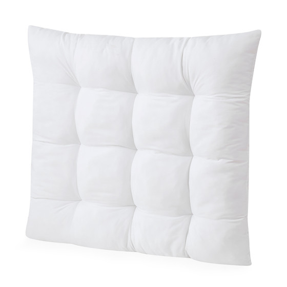 Rainha® - Puffy Tufted Tall College Headboard - White