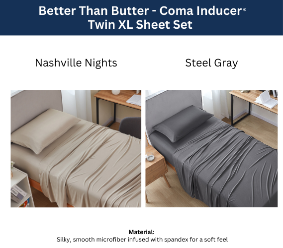 Dam Bae, She Thick® - Coma Inducer® Twin XL Comforter Set - Scenic Navy