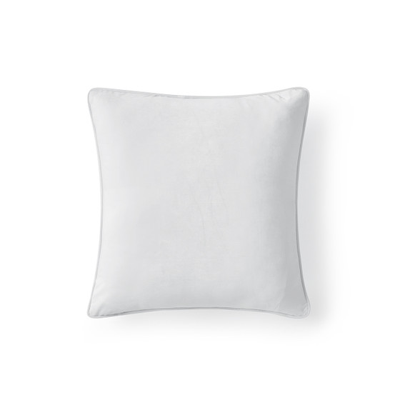 Rainha® Velvet Dutch, Euro & Bolster Pillow Set - White