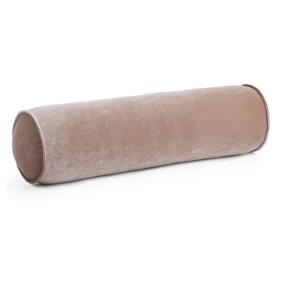 Rainha® Velvet Dutch, Euro & Bolster Pillow Set - Mocha