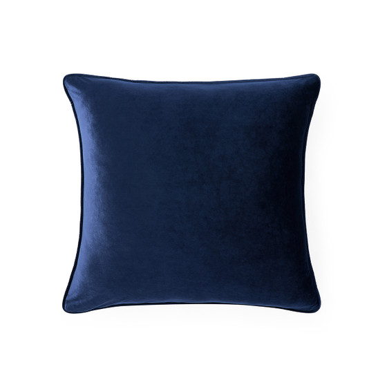 Rainha® Velvet Dutch, Euro & Bolster Pillow Set - Navy