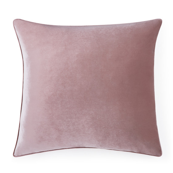 Rainha® Velvet Dutch, Euro & Bolster Pillow Set - Calm Pink