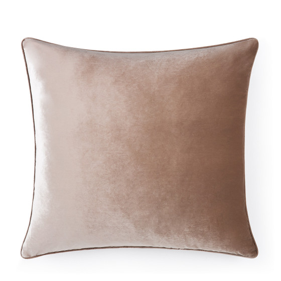 Rainha® Velvet Dutch Euro Pillow - Mocha