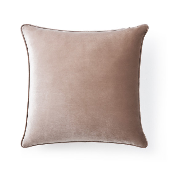 Rainha® Velvet Euro Pillow - Mocha