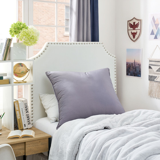 Rainha® Cotton Euro Pillow - Taupe Gray