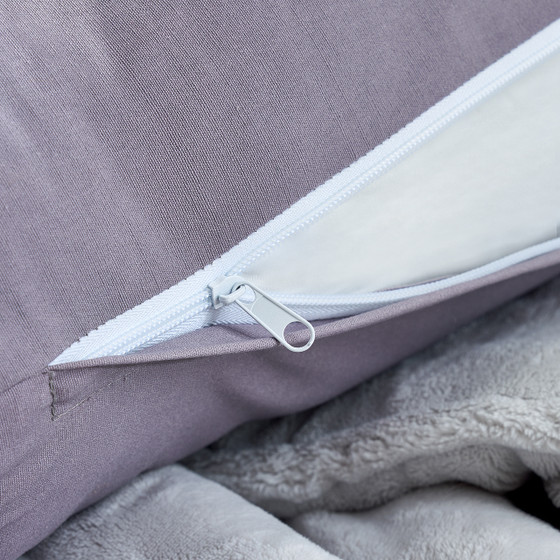 Rainha® Cotton Bolster Pillow - Taupe Gray