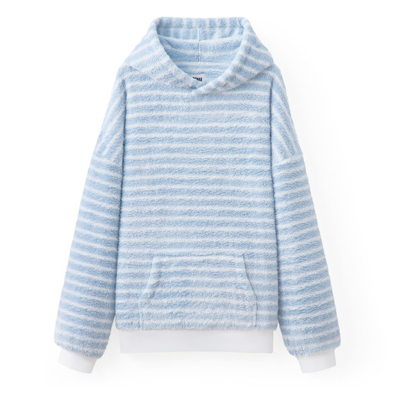 Coma Hoodie - Smoke Blue Stripe