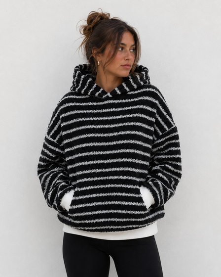 Coma Hoodie - Black Stripe